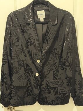 Tommy Bahama Black Silk Blazer